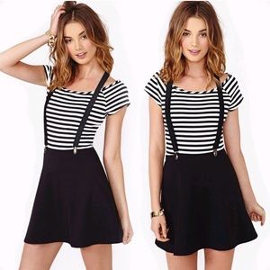 Nasty Gal Suspender Skirt
